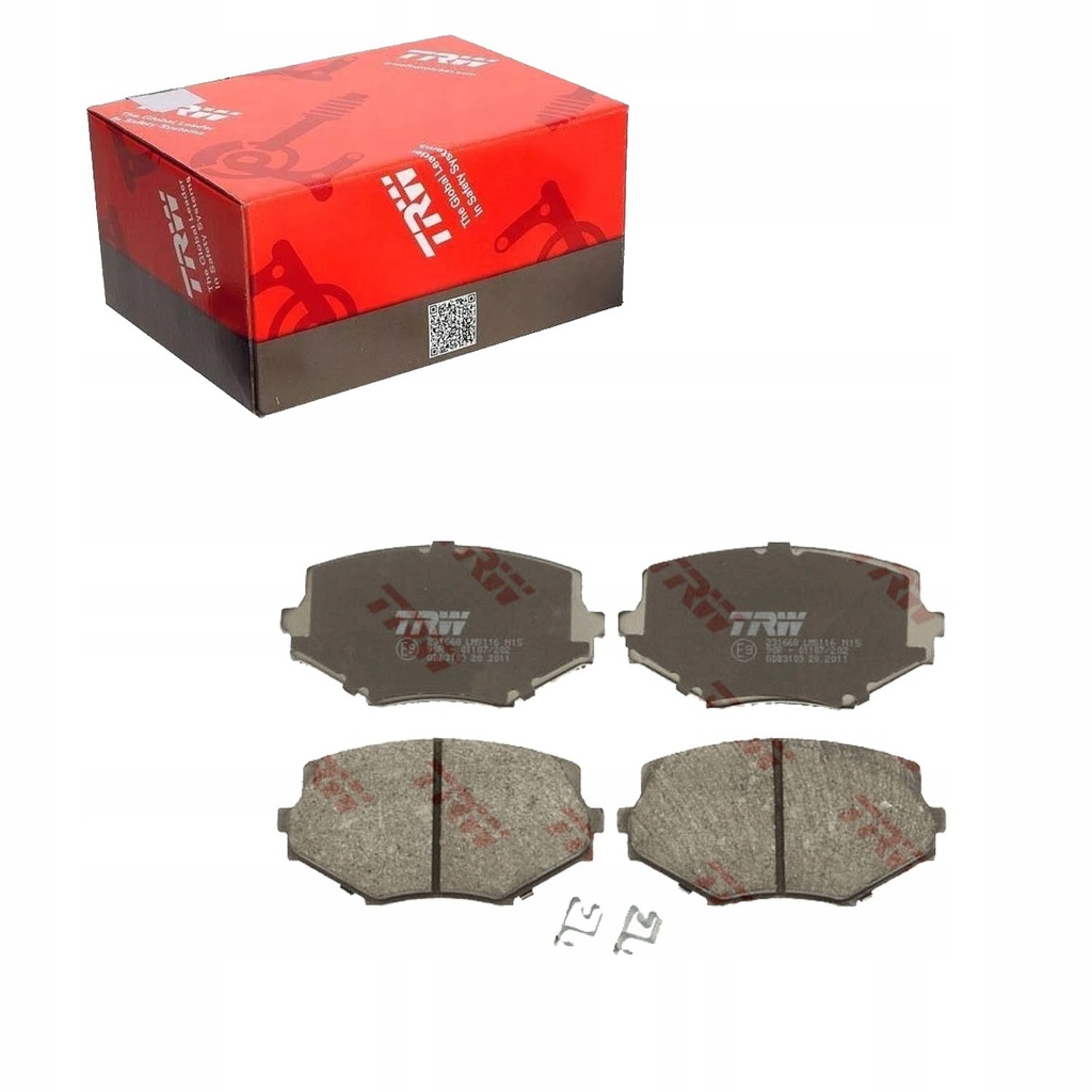 фото №1, Trw гальмівні колодки гальмівний. mazda mx5 93-05