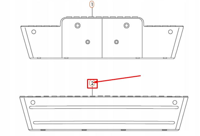 фото №9, Audi q5 8r передня частина бампер licence plate trim 8r0807287c3fz