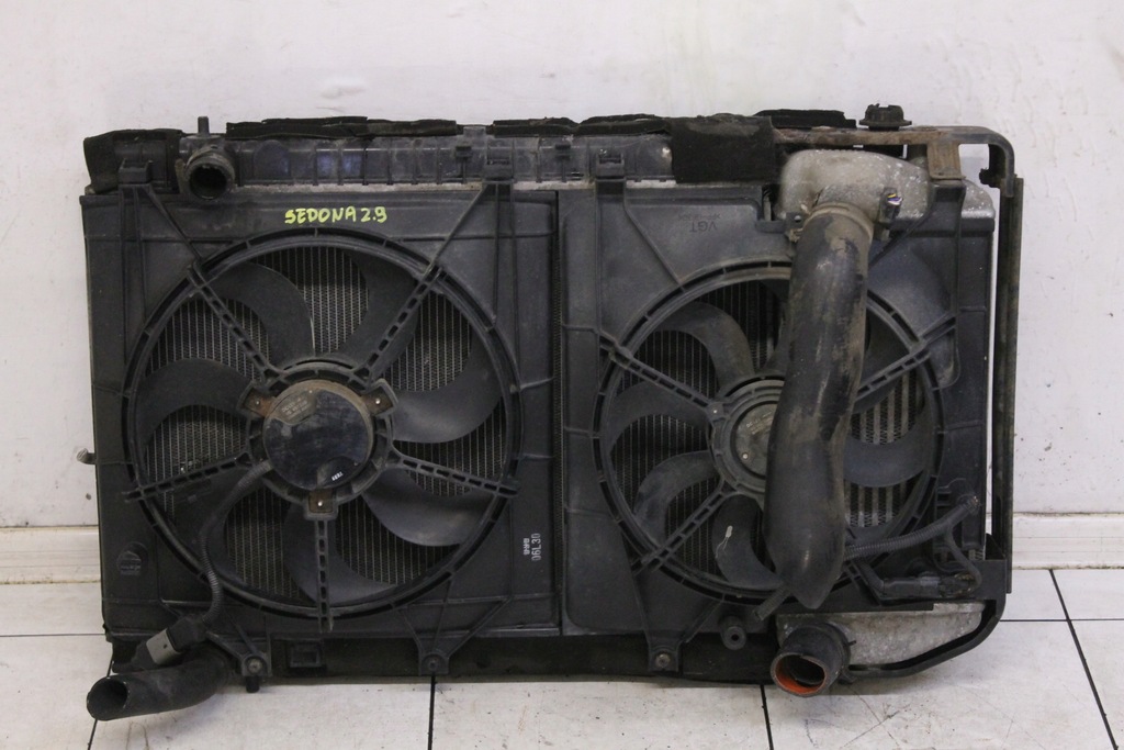 фото №1, Carnival sedona ii 2.9 crdi радиатор вентиляторы