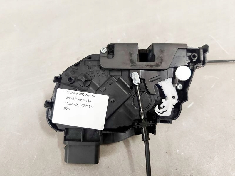 фото №7, Volvo c30 замок двері лівий перед передній 10 pin uk