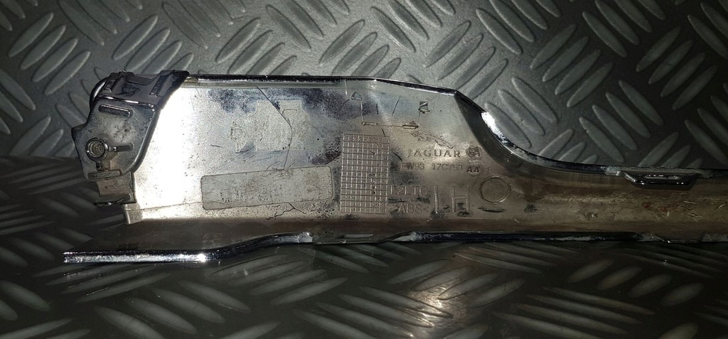 фото №10, Jaguar xj x351 lift молдинг накладка накладка хром бампера левая перед lh