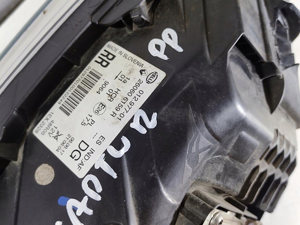 фото №11, Лампа правая перед ксенон captur i 260606159r