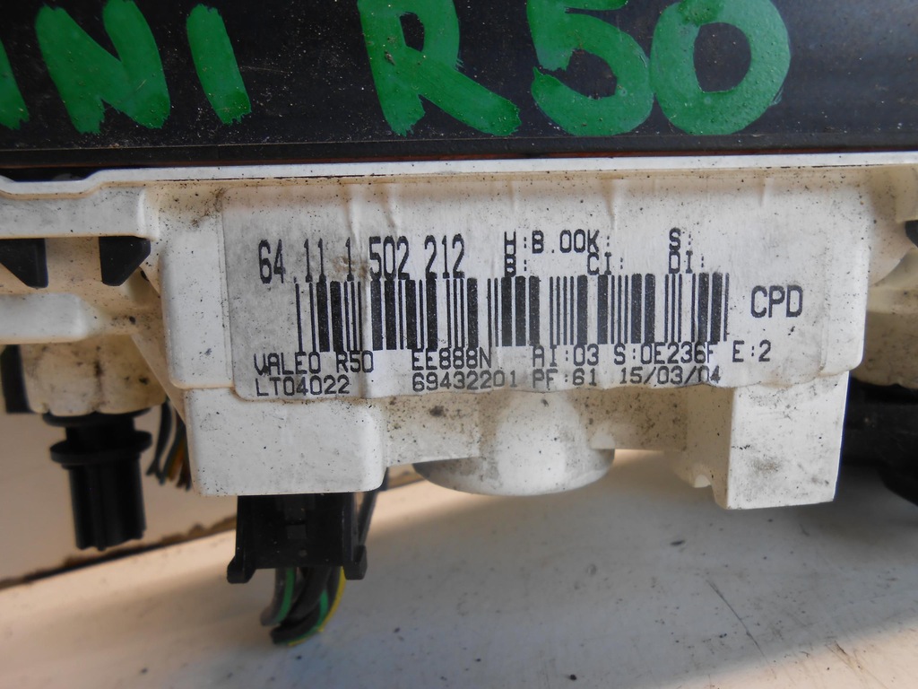 фото №3, Панель кондиционера mini cooper r50 #