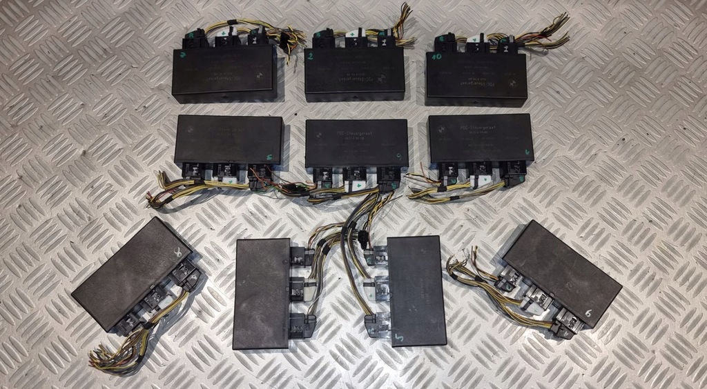 фото №7, Bmw e60 e61 модуль блок керування паркування датчиків pdc 9116264 роз'єми джгут