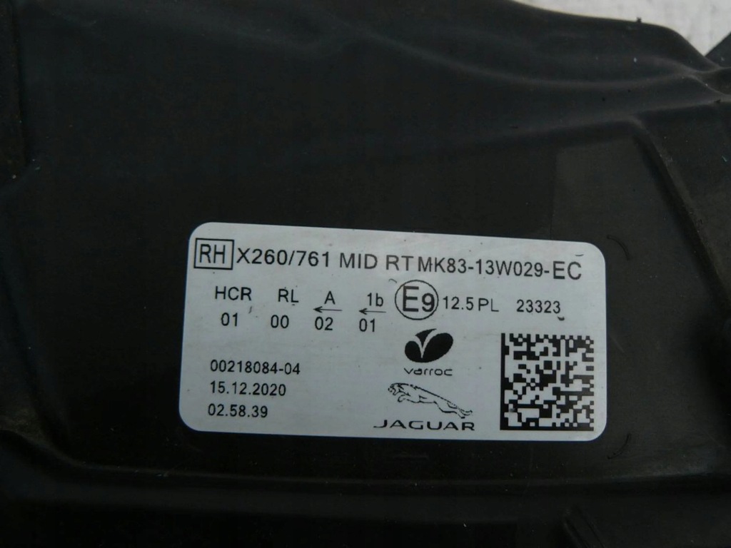 фото №13, Jaguar xf ii x260 f-pace x761 lift лампа правая full led