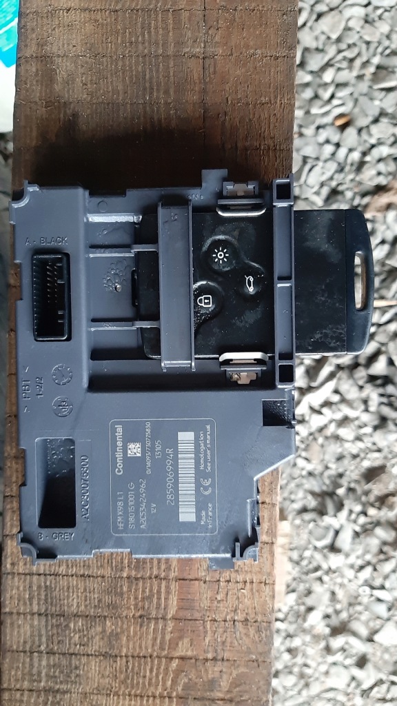 фото №1, Замок зажигания считыватель карты карта clio iv 285906994r