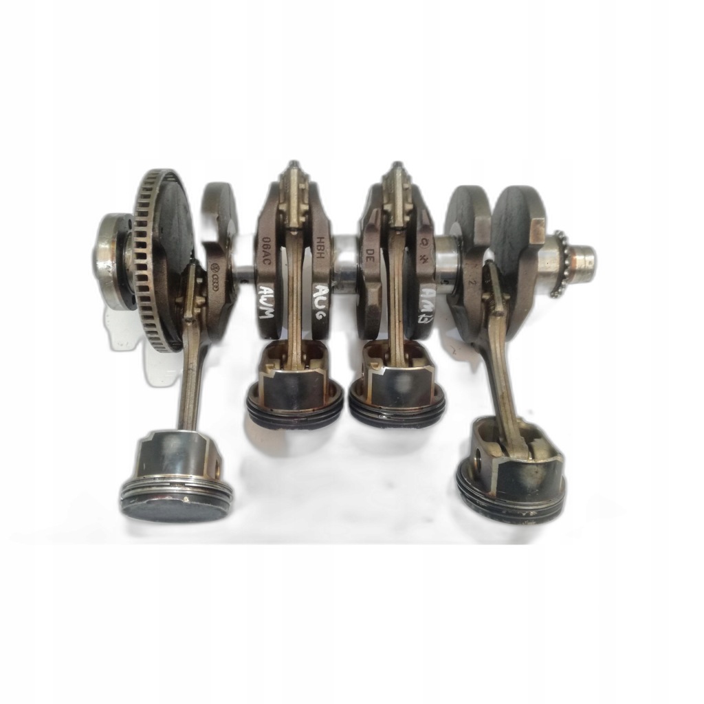 фото №1, Vw passat b6 1.8i wał коленчатый поршень поршни amb aug