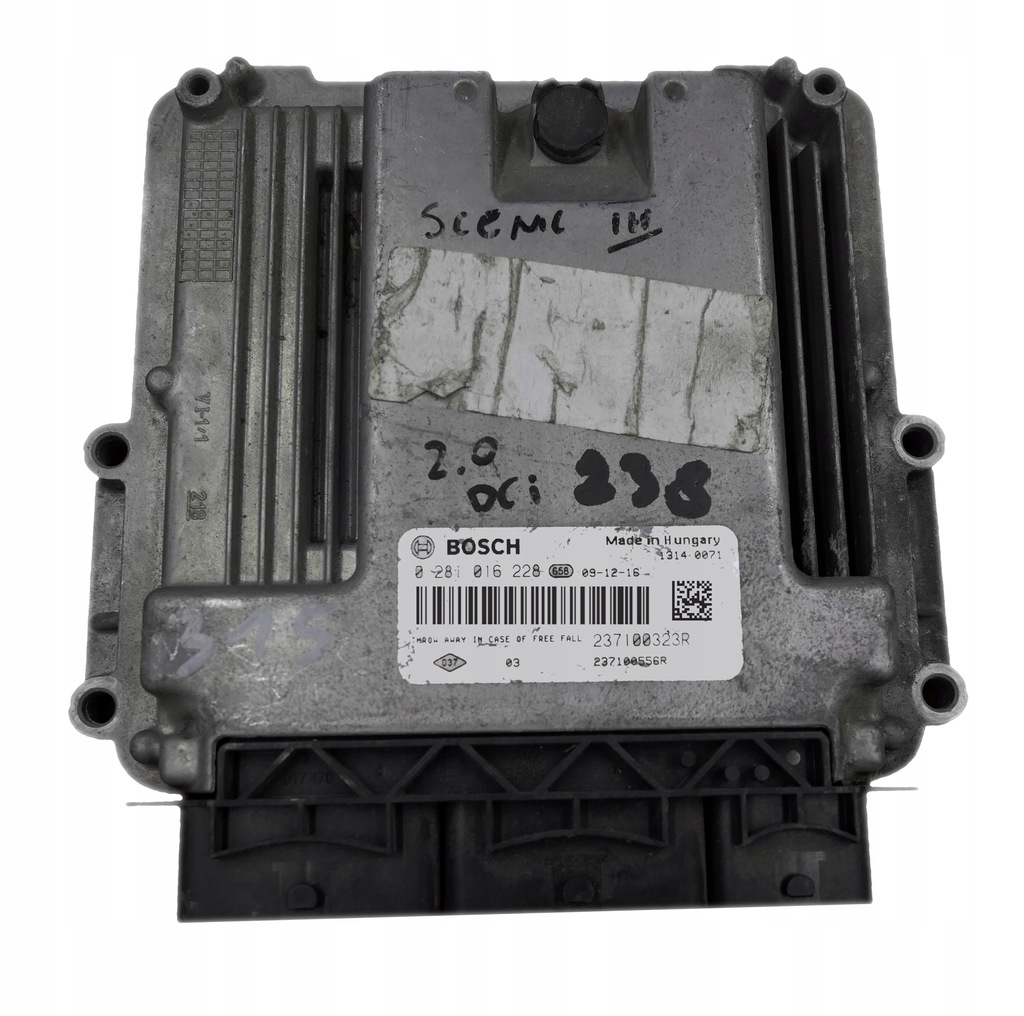 фото №1, Блок керування renault scenic 0281016228 237100323r