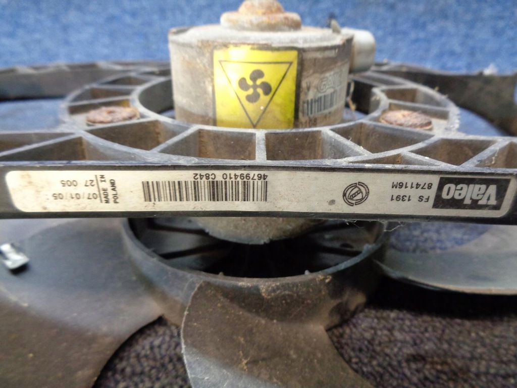 фото №7, Вентилятор радиатора fiat panda 2 ii 1.1 , 1.2 8v