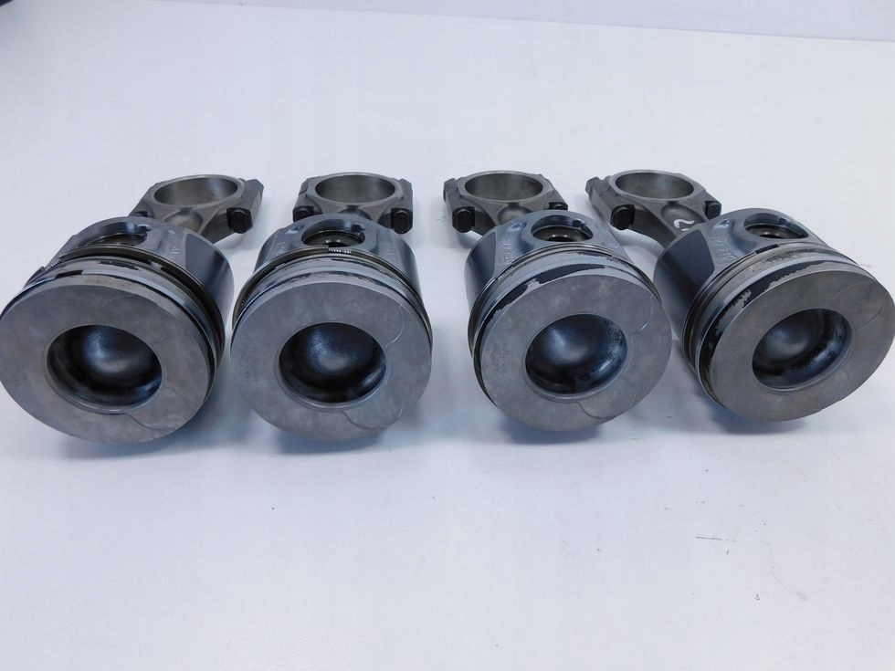 фото №8, 4x поршень с шатун 2.0 tdci hdi volvo v50 s40 ford mondeo mk4 kuga s-max