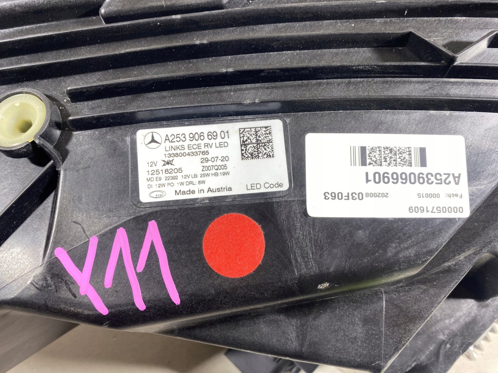 Mercedes glc w253 рестайлинг  full led фара левая перед Недорого