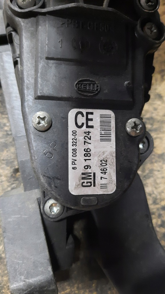 фото №5, Потенциометр газа opel vectra 2.0d 03r