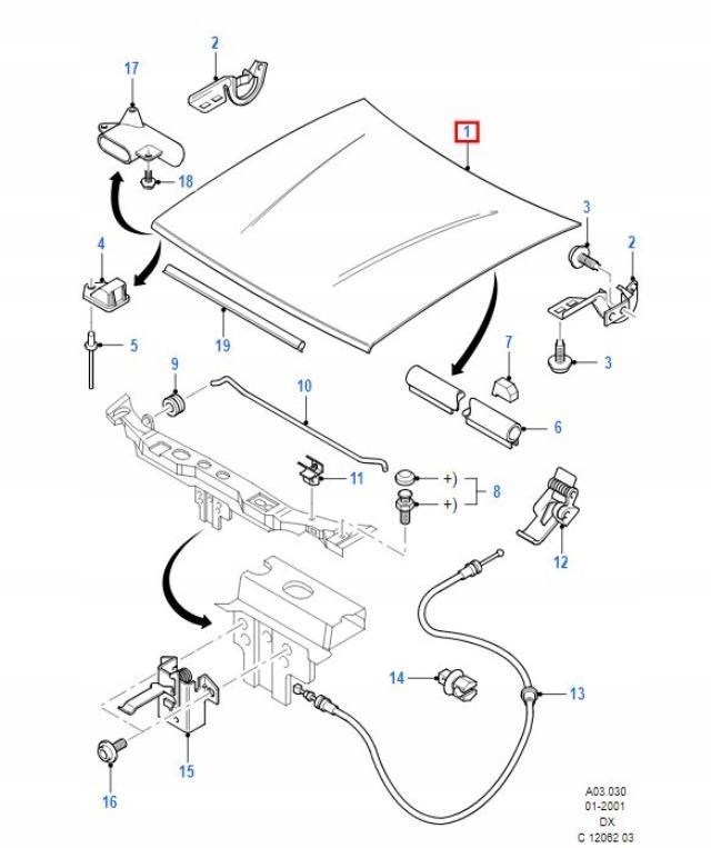 фото №10, Капот ford fiesta 95-02 1014869