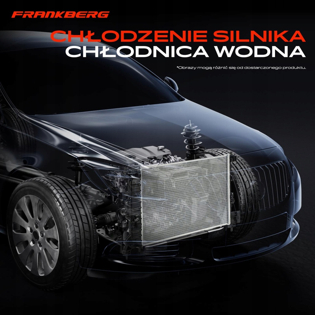 Frankberg радиатор воды для  mini mini r50 r53 1.4l 17117788753 Доставка
