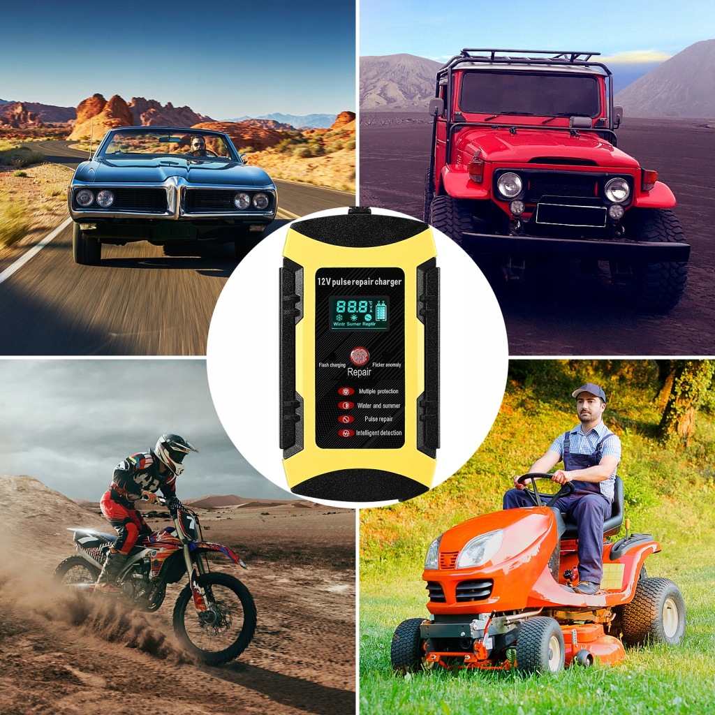 Зарядний пристрій автомобільна зарядний пристрій акумулятор автомобільний в Україні