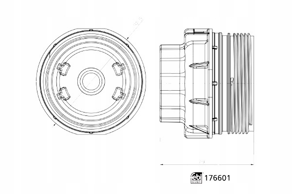 фото №4, Корпус фильтра масла lexus es gs is iii ls nx rc rx toyota avalon