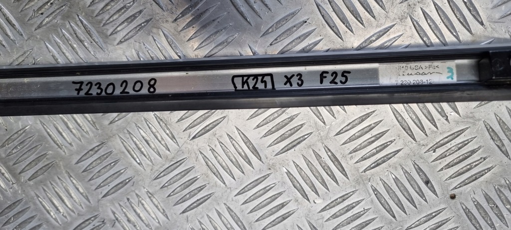 Bmw x3 f25 рейлинг крышный правый  правая сторона 7230208 хром Недорого