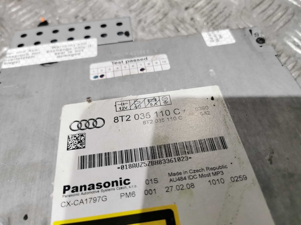 фото №7, Audi a4 8k a5 8t чейнджер дисков cd 8t2035110c