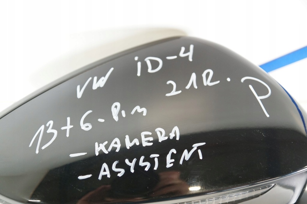 фото №9, Зеркало правый перед eur 13+6-pin kod: vw id.4 id4 камера ассистент 22r