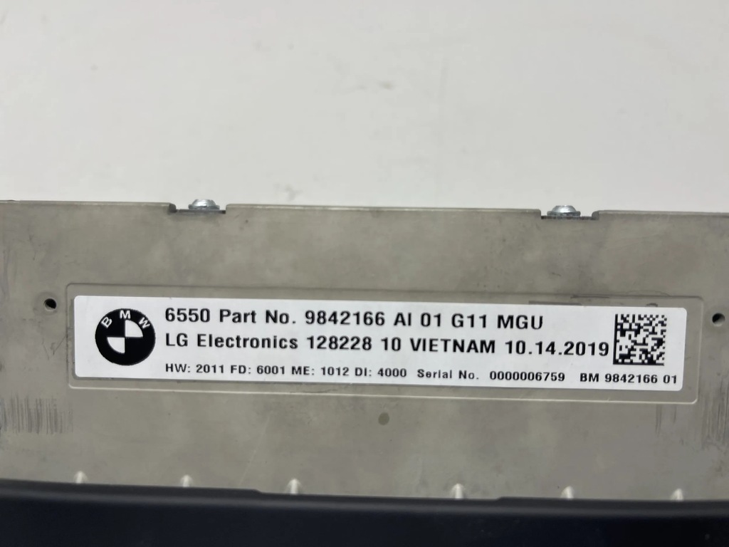 фото №9, Bmw 7 g11 g12 2016 автомагнитола