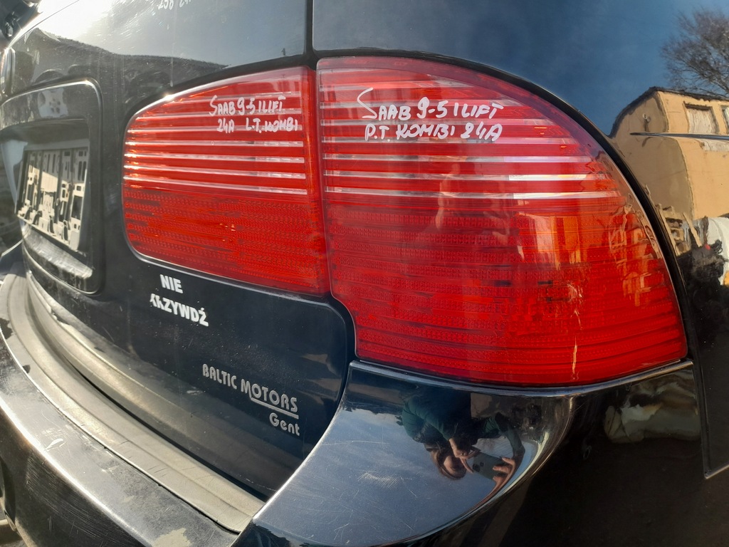 фото №10, Saab 9-5 i lift лампа правый задняя правая задняя крышка багажника с крышки w крышка kombi