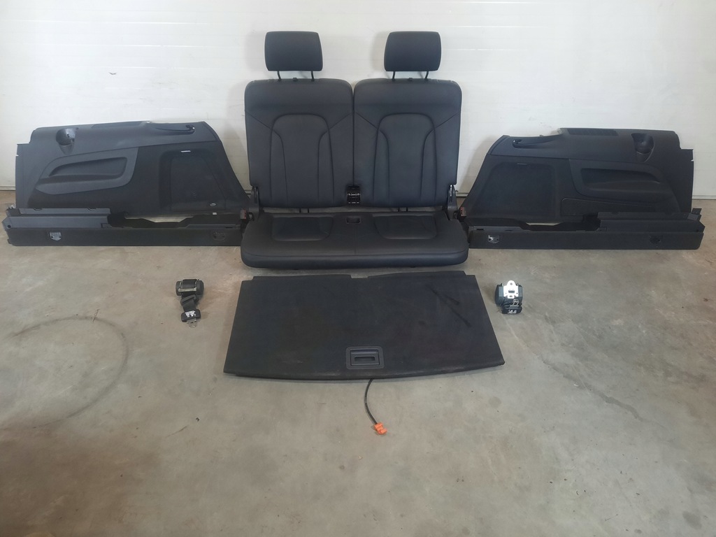 фото №1, Audi q7 4l заднее сиденье сиденье задняя обшивки trzeci ряд