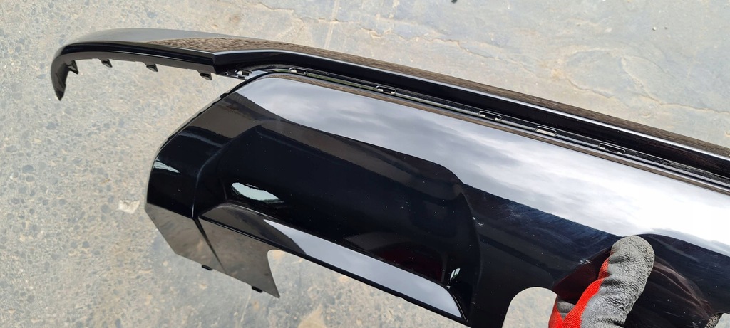 фото №7, Sq7 4m lift q7 накладка спойлер бампера pod hak задня 4m0807568b