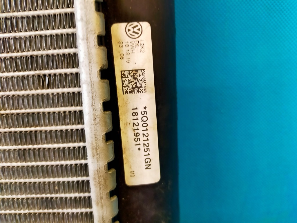 фото №10, Skoda superb 3 iii fl 2.0fsi 200kw 2020r радиатор wody 5q0121251gn