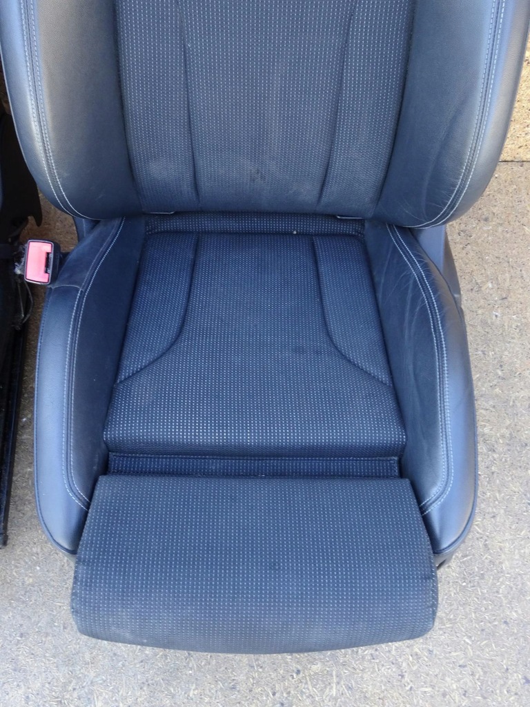 фото №9, Audi q3 8u s-line 11-18 обивка сиденья заднее сиденье кожа материал комплект