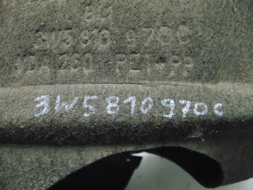 фото №7, Подкрылок правое правый задняя 3w5810970c bentley continental flying spur 05-13r