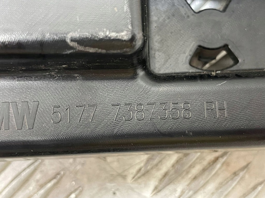 фото №6, Bmw оригинальный номер 7387360 7387358 7387356 6' g32 направляющая кронштейн порог правый комплект