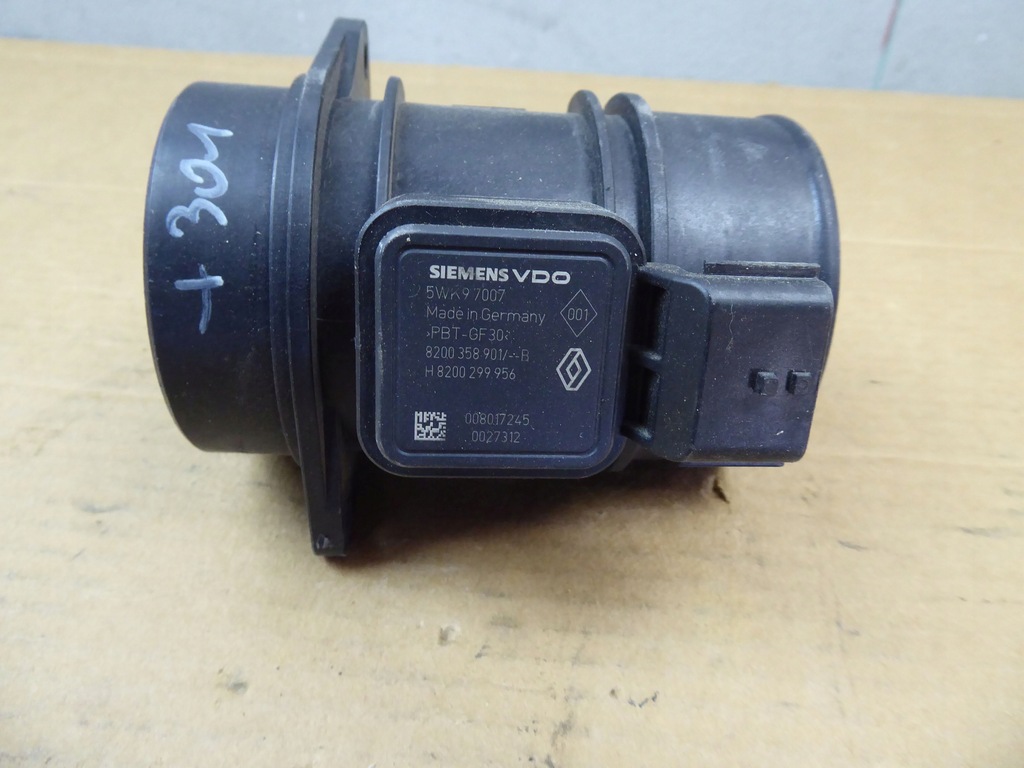 фото №1, Витратомір 5wk97007 siemens vdo renault clio iii 1.5dci