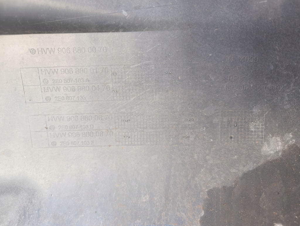 фото №10, Бампер перед передній vw crafter i 06-16r.