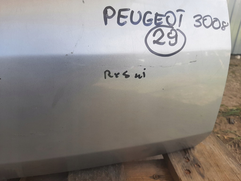 фото №9, Крышка багажника борт накладка задняя нижняя peugeot 3008 i цвет ezrc 2009-2012