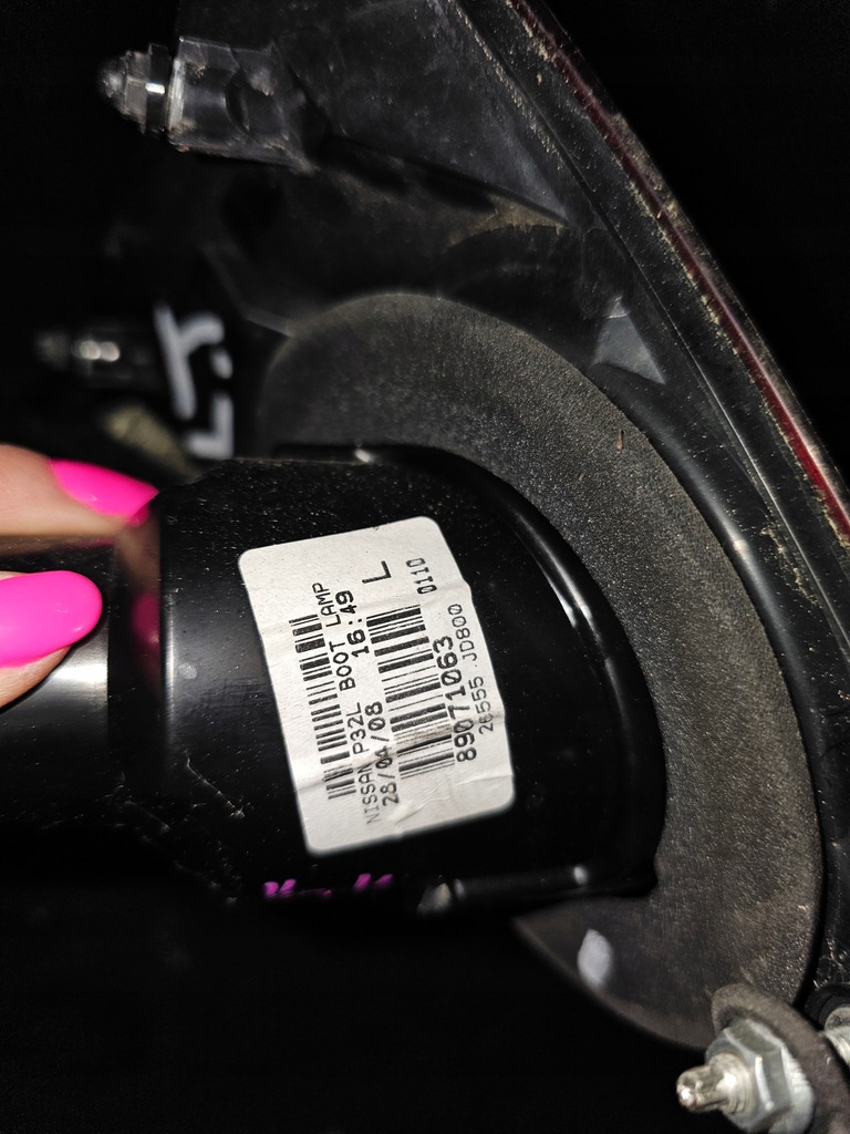 фото №7, Лампа левый правый задняя w крышка nissan qashqai j10 08' eu