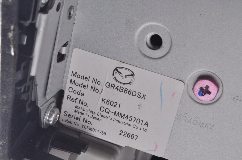 фото №3, Mazda 6 i gg радио cd cq-mm4570ak