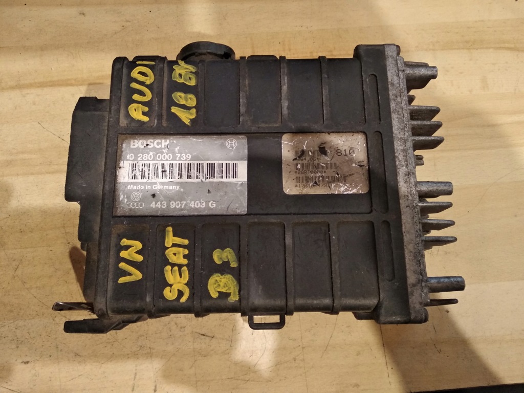 фото №1, Бортовий комп'ютер блок керування audi vw 0280000739,443907403g