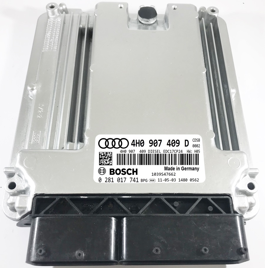 фото №1, Бортовий комп'ютер ecu audi a8 4.2 0281017741 4h0907409d