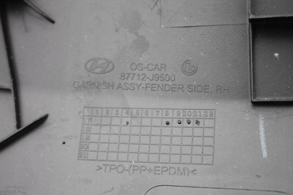 фото №8, Молдинг накладка крыла правый перед правая передняя hyundai kona i 17-23