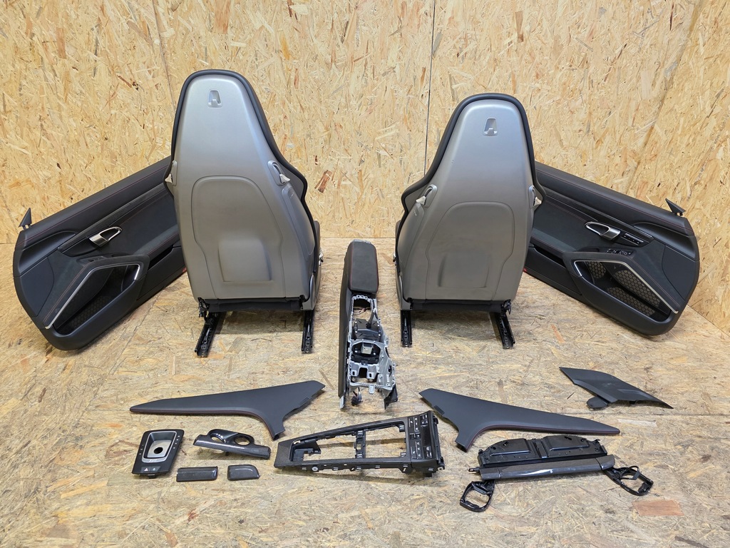 фото №13, Porsche boxster cayman 982 сиденья обивка середина салон кожа gts 718 el