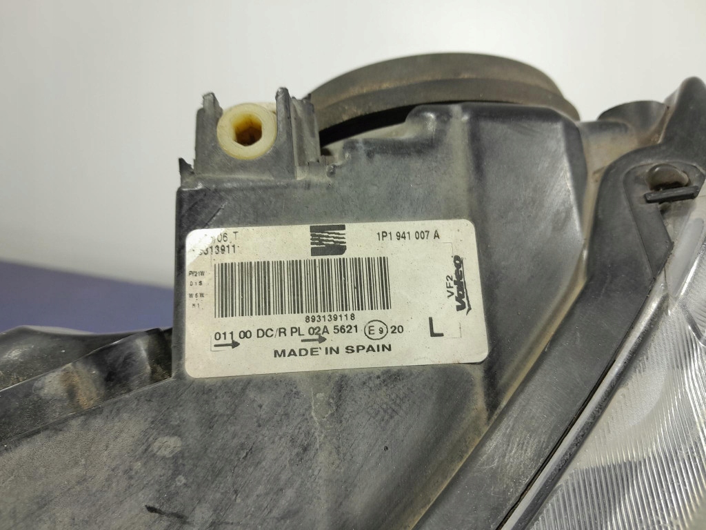 фото №10, Seat toledo iii фара лампа права передня bixenon eu 1p1941008a