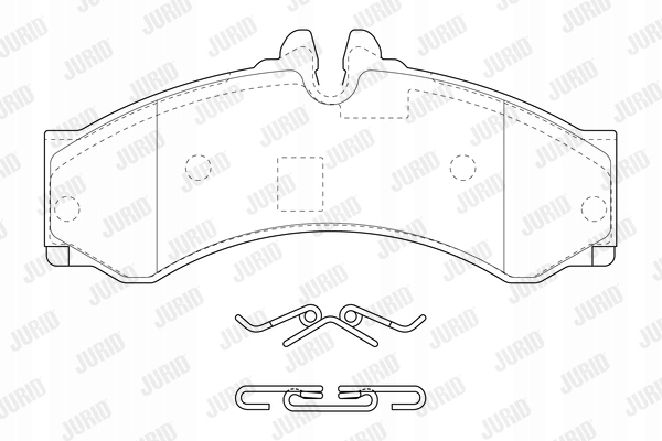 Купить Тормозные колодки тормозные jurid 2915309560
