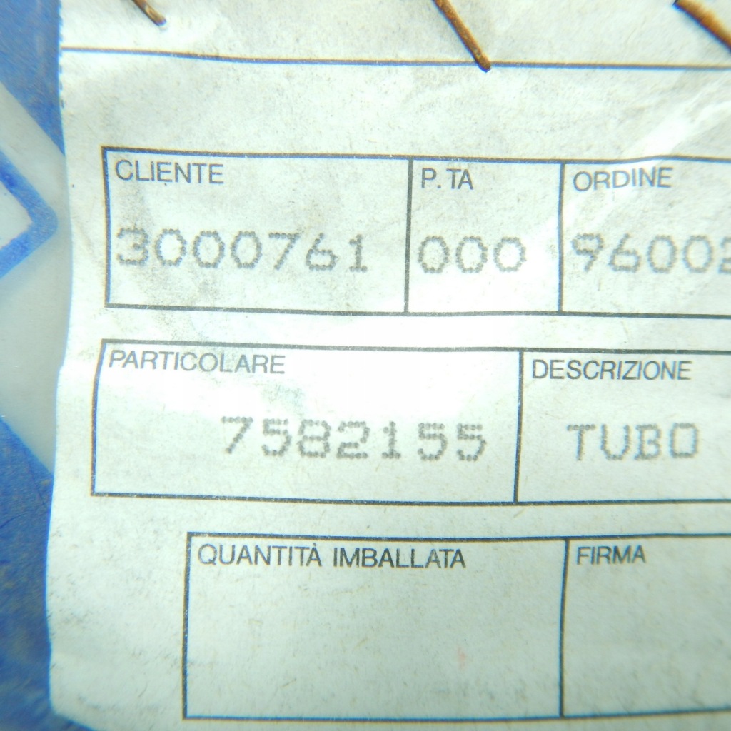 Шланг упорскування трубка fiat uno 1.4td оригінал Оригінал