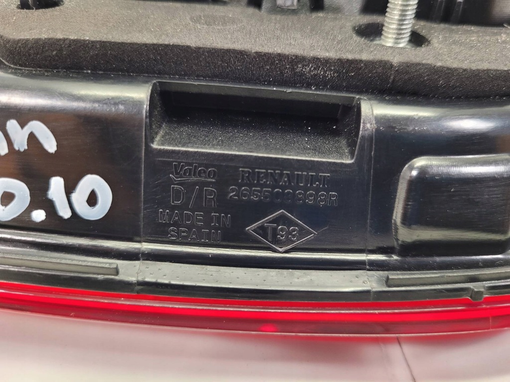 фото №9, Лампа задняя w крышка правая сторона renault kadjar 2018 265508898r