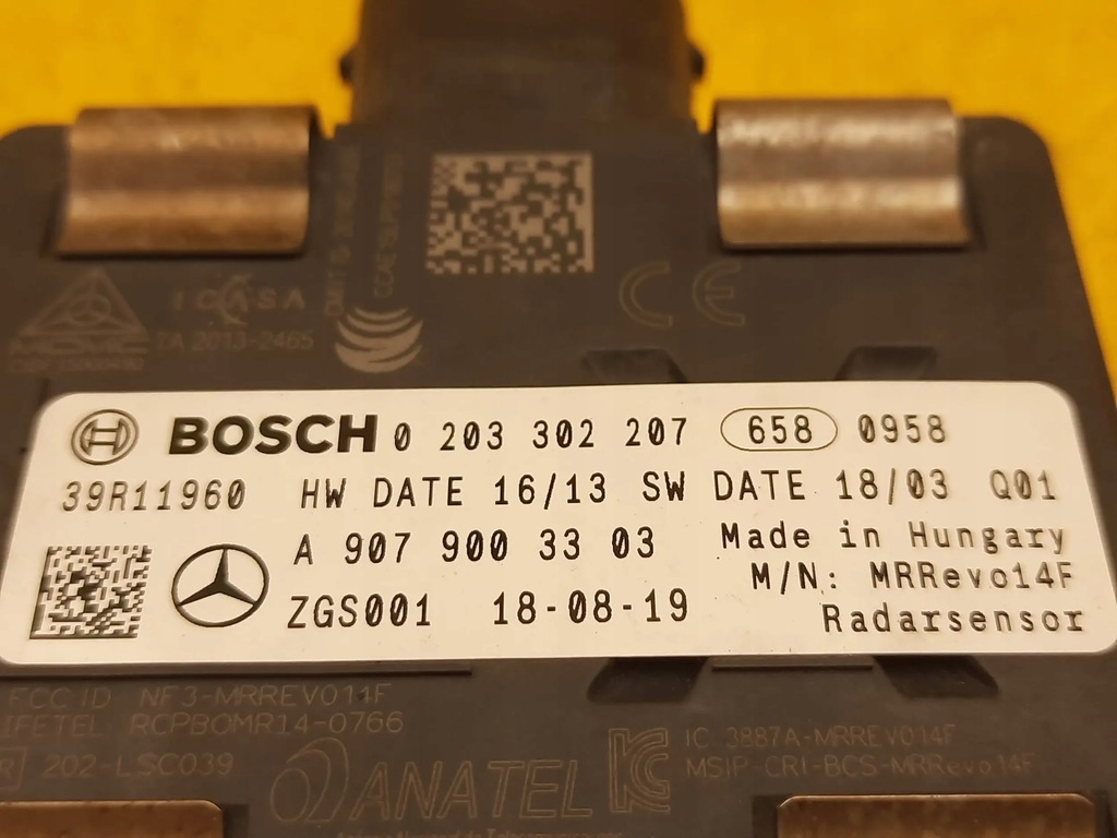 фото №4, Mercedes-benz sprinter w907 радар датчик distronic