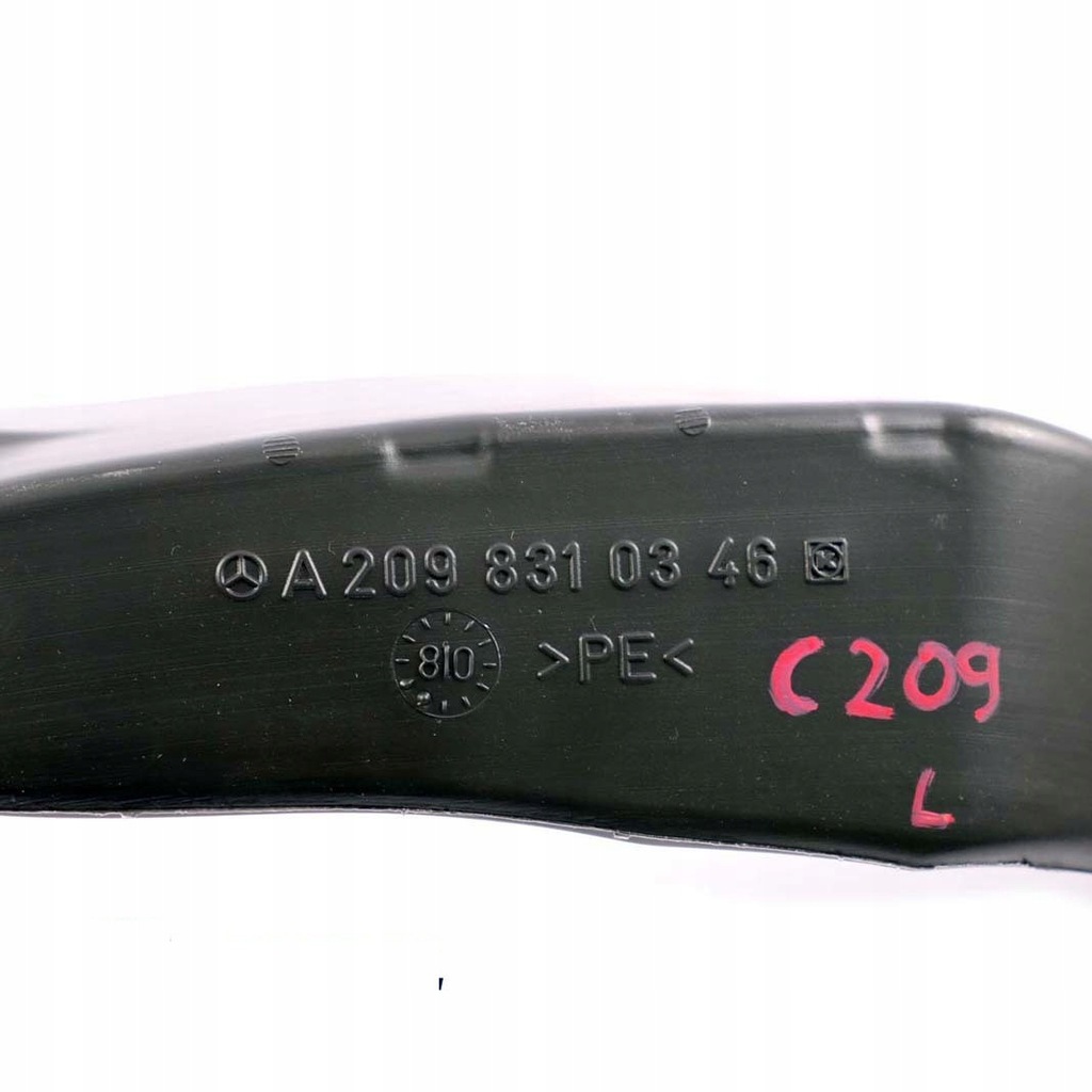 фото №9, Mercedes c209 канал воздуха направляющая левый a2098310346