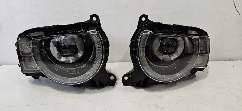 фото №1, Комплект лампа правий лівий перед land rover defender 2 ii full led