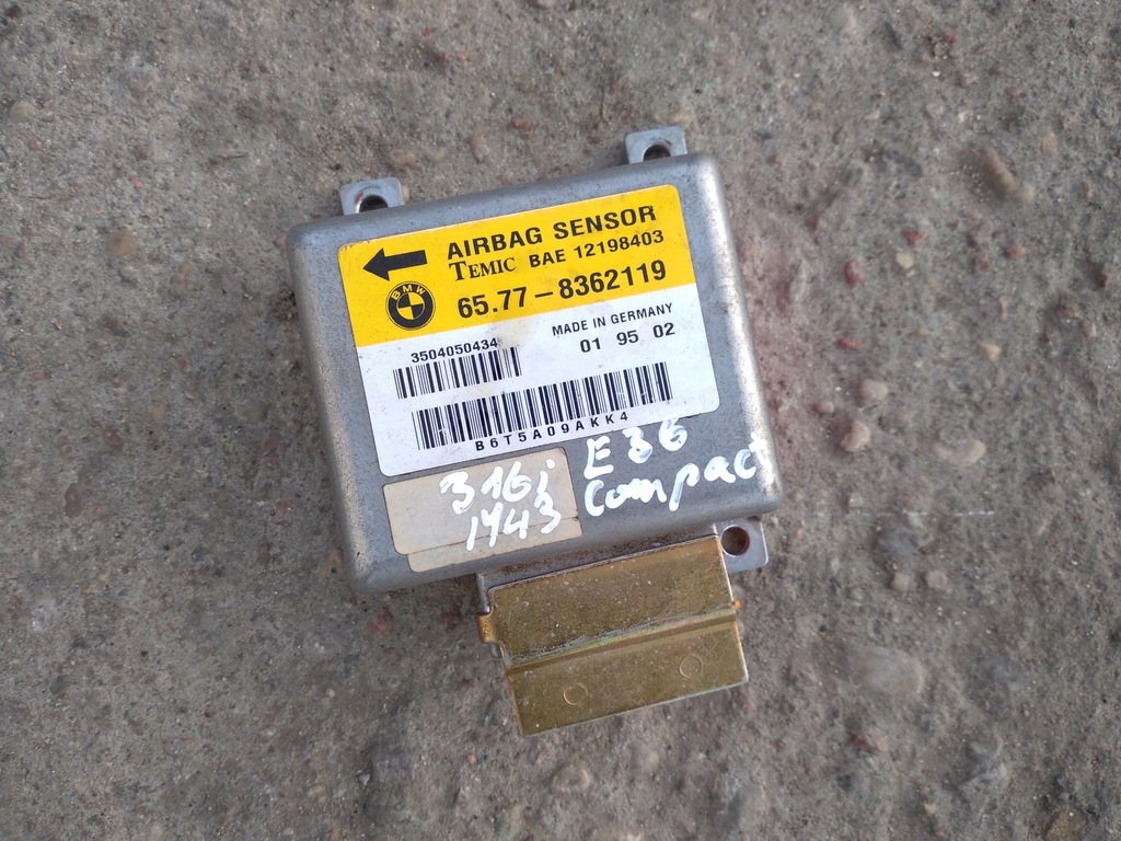 фото №1, Bmw e36 датчик модуль подушка безпеки temic compac 8 362 119