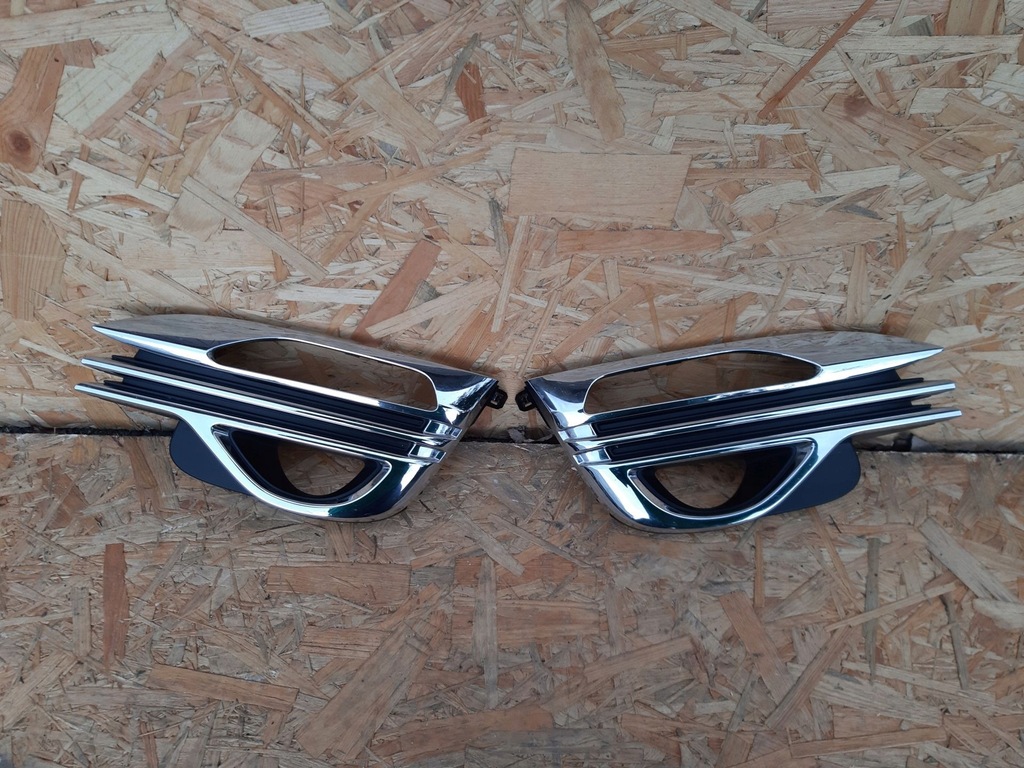 фото №1, Infiniti q70 решётка рамка противотуманной фары хром левая rh