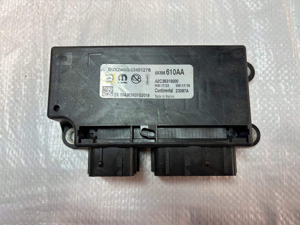 фото №1, Jeep wrangler jl модуль блок керування 68398610aa